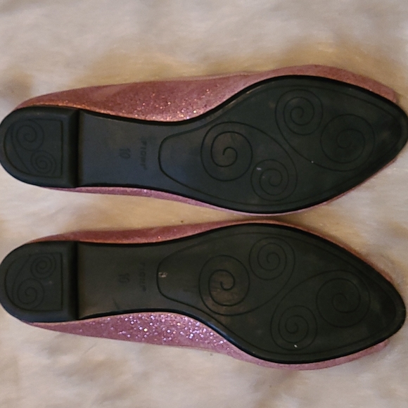 Pink glitter flats - Picture 3 of 3